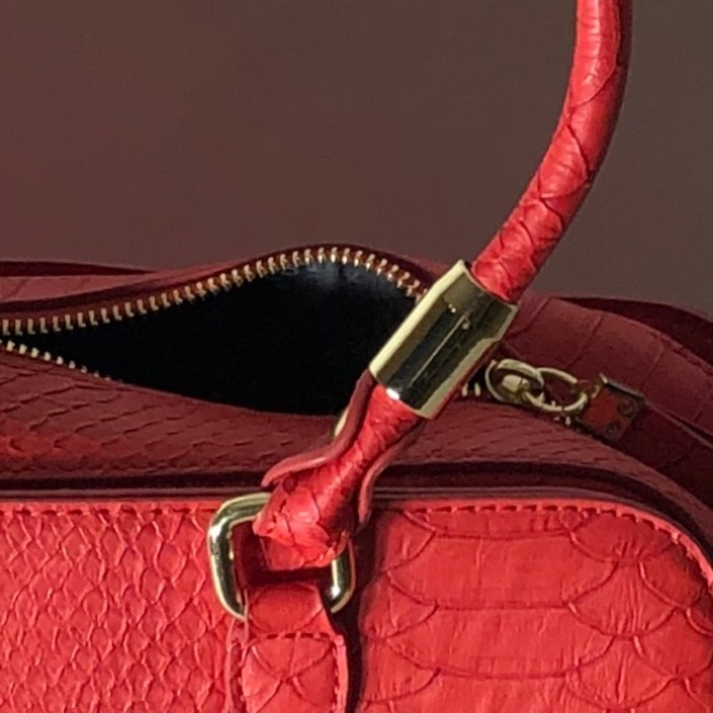Olivia + Joy New York Red & Gold Purse - Picture 4 of 14